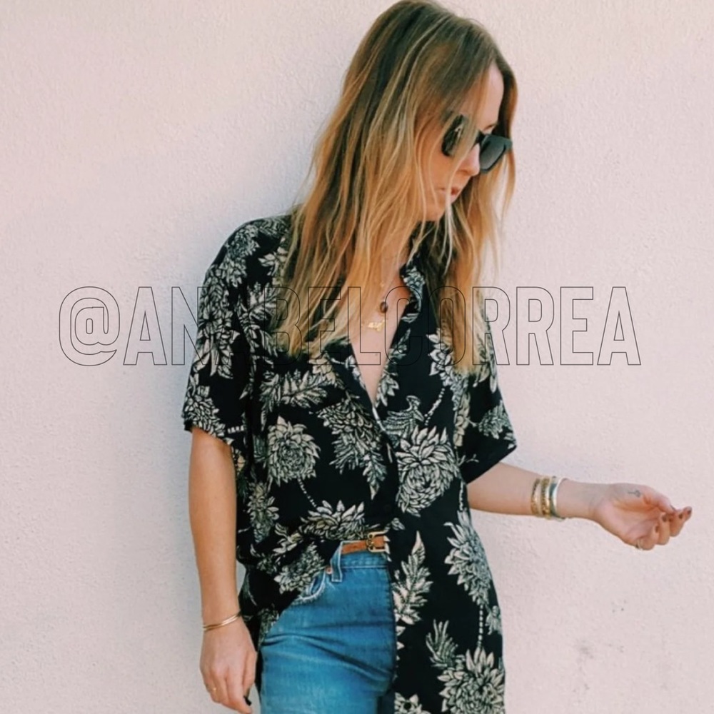 NWT Novella Royale Black Dahlia Kingman Shirt M/L